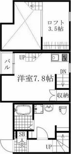 LE COCON豊田A【1階】の間取り