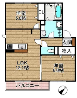 ゴラッソ【2階】の間取り