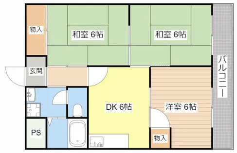 アルテミス【6階】の間取り