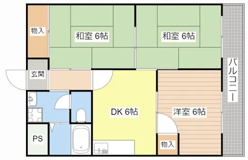 アルテミス【6階】の間取り
