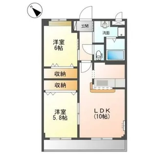 ロイヤルコート【1階】の間取り