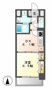 タウンコート御園【2階】の間取り