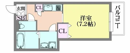 ワコーレヴィアーノ長田大塚町【2階】の間取り