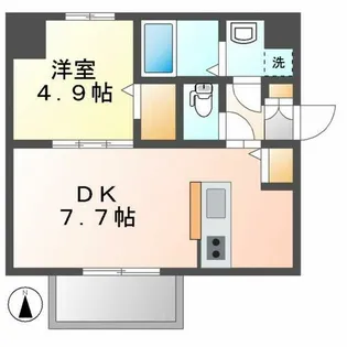 メイクス上前津Ⅳ【11階】の間取り