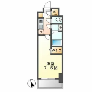 エスリード新栄プライム【1103号室】の間取り