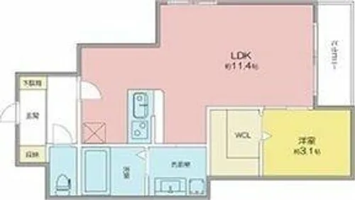 Patria高畑【2階】の間取り