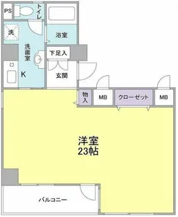 アスタ・ラ・ビスタ新梅田【6階】の間取り