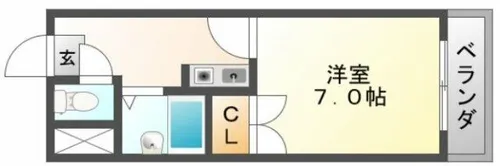 大阪府大阪市東淀川区大隅1丁目【マンション】の間取り