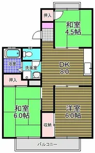 サニーハウス【2階】の間取り
