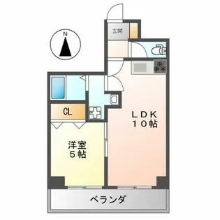 サンメゾン穂(ミノリ)【4階】の間取り