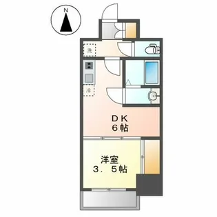 プレサンス上前津エレスタ【1415号室】の間取り