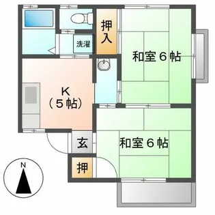 メゾン吉原【202号室】の間取り