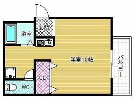 Kスクエア【3階】の間取り