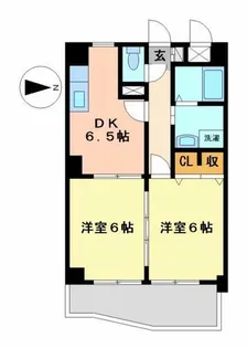 第3タジックビル【804号室】の間取り