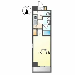 アベニューナカネ【902号室】の間取り
