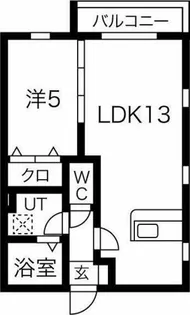 グランフォーレ名古屋【1階】の間取り
