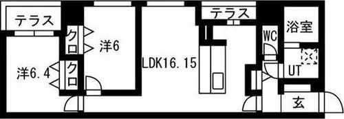 三の丸殿【2階】の間取り