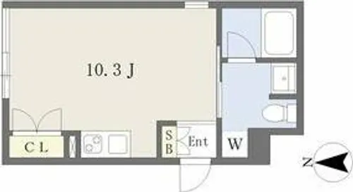 COZY菊井【3階】の間取り