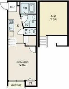 Creo矢田【2階】の間取り