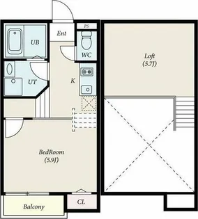 Creo Baker庄内通(クレオベイカーショウナイドオリ)【2階】の間取り