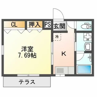 サフィアーレB【201号室】の間取り