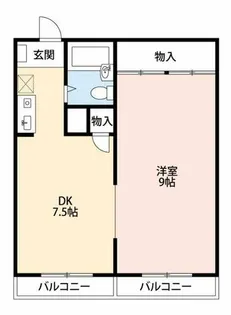 サクラビル【401号室】の間取り