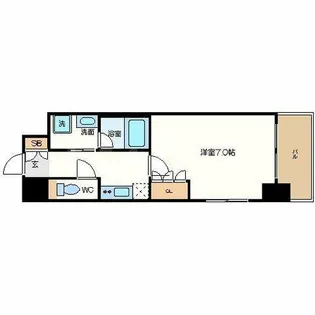 エイペックス南堀江【10階】の間取り