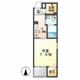 グランレジーナ【201号室】の間取り