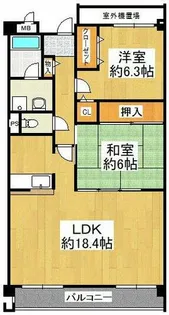 グランドゥール光明池【2階】の間取り