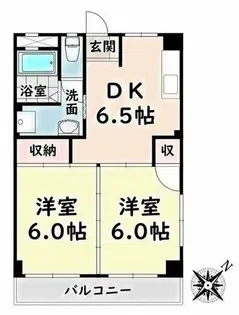 光陽マンション【3階】の間取り