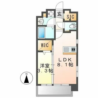 デュオフラッツ栄【3階】の間取り