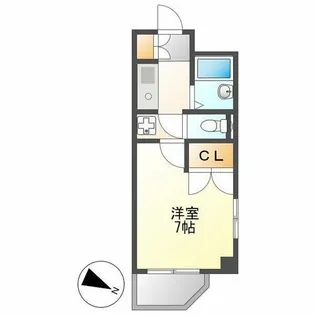 Kコート観月【5階】の間取り