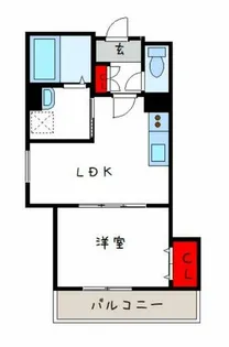 セレニティ長吉出戸【2階】の間取り