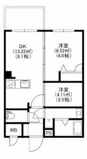 MODERN PALAZZO平尾path【4階】の間取り