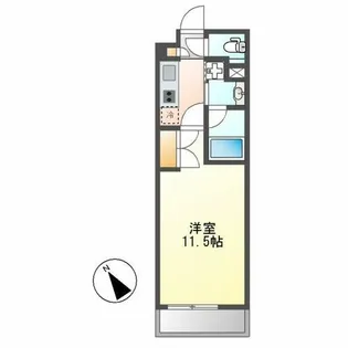 シティライフ本山東【102号室】の間取り
