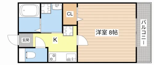 ジラソーレ【102号室】の間取り