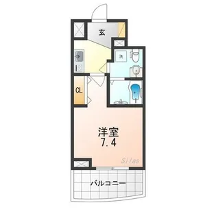 セレニテ桃谷【10階】の間取り