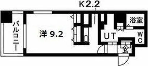 N.S.ZEAL 大曽根【7階】の間取り