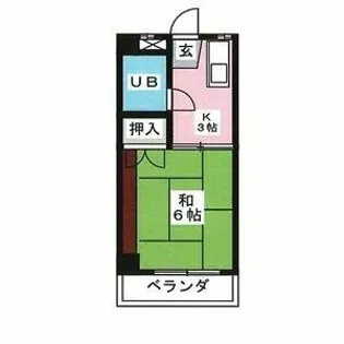 アリエ汐田Ⅰ【3階】の間取り