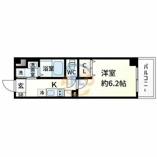 みおつくし十三【6階】の間取り
