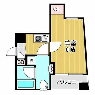 サンロイヤル大阪城北【4階】の間取り