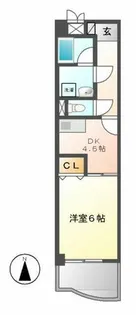 グランシャリオ名駅南【7階】の間取り