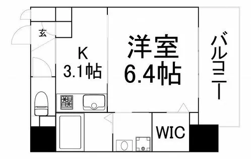大阪府大阪市天王寺区上本町9丁目【マンション】の間取り