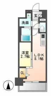 ポルタニグラ大須【303号室】の間取り