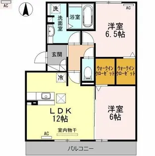 シャルマン堂前【103号室】の間取り