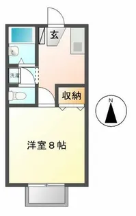 ファミールⅢ【202号室】の間取り