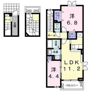 Ciertour M.K菱屋東【3階】の間取り