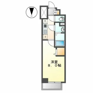 CREST TAPP名古屋山王【10階】の間取り