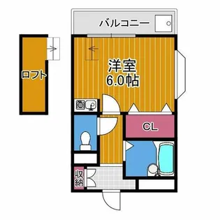 COCOMO MORIMOTO【3階】の間取り