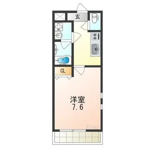 グランピア鳳【3階】の間取り